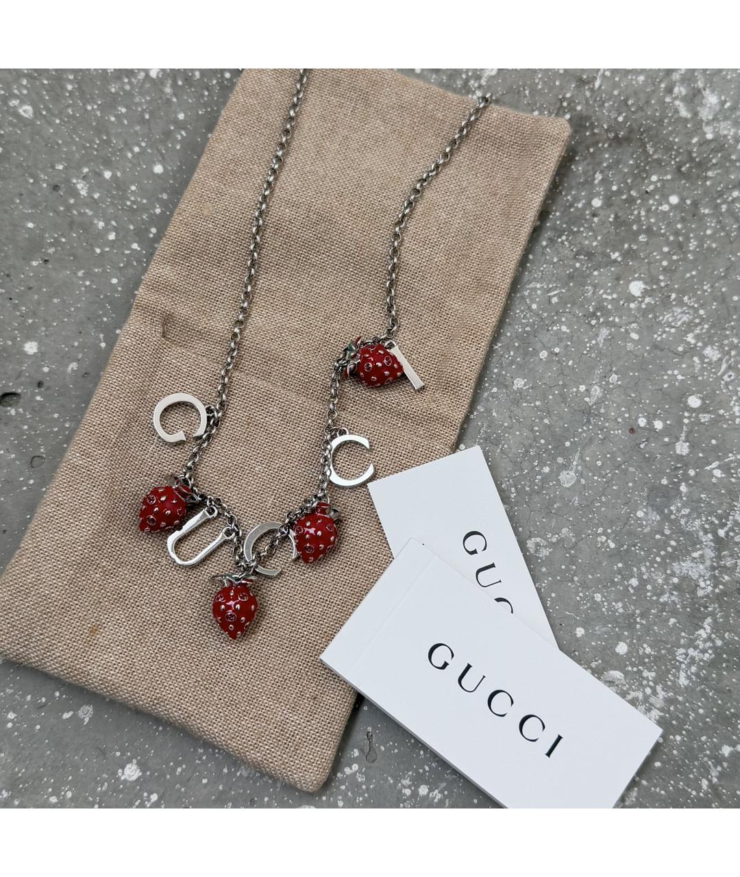 GUCCI Серебряная подвеска, фото 2