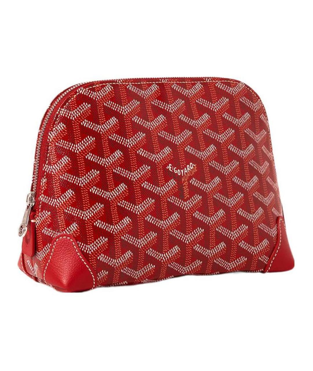 GOYARD Красная косметичка, фото 2