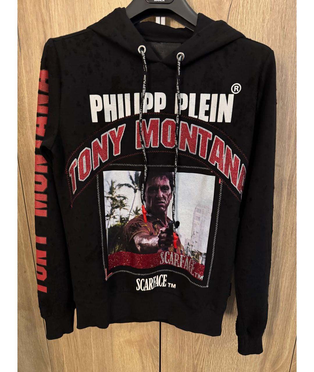 PHILIPP PLEIN Черный хлопковый костюм с брюками, фото 8