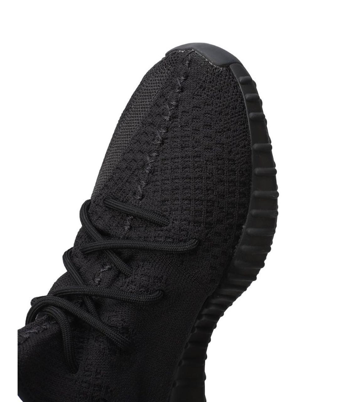 ADIDAS YEEZY Черные синтетические низкие кроссовки / кеды, фото 5