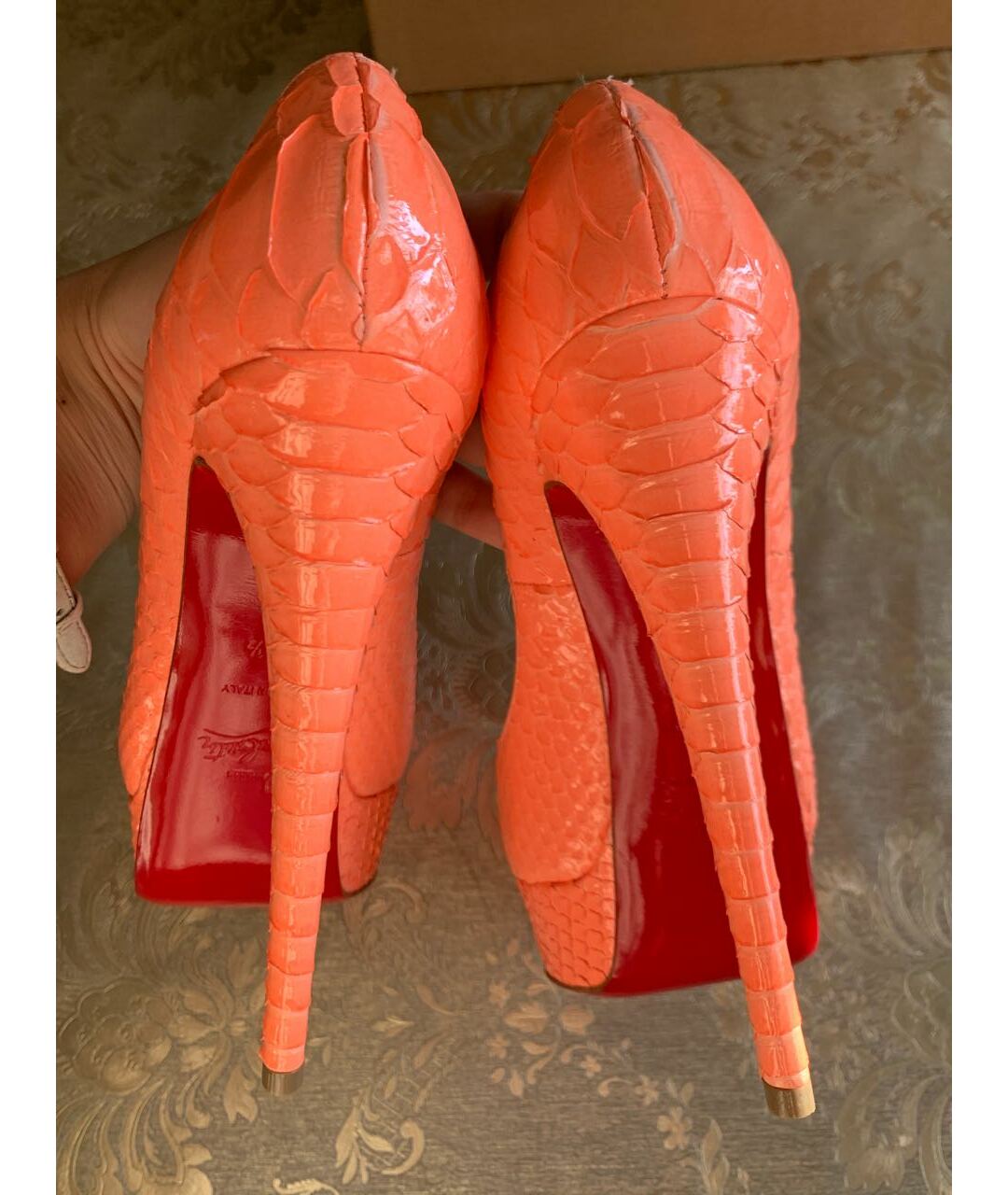 CHRISTIAN LOUBOUTIN Туфли из экзотической кожи, фото 3
