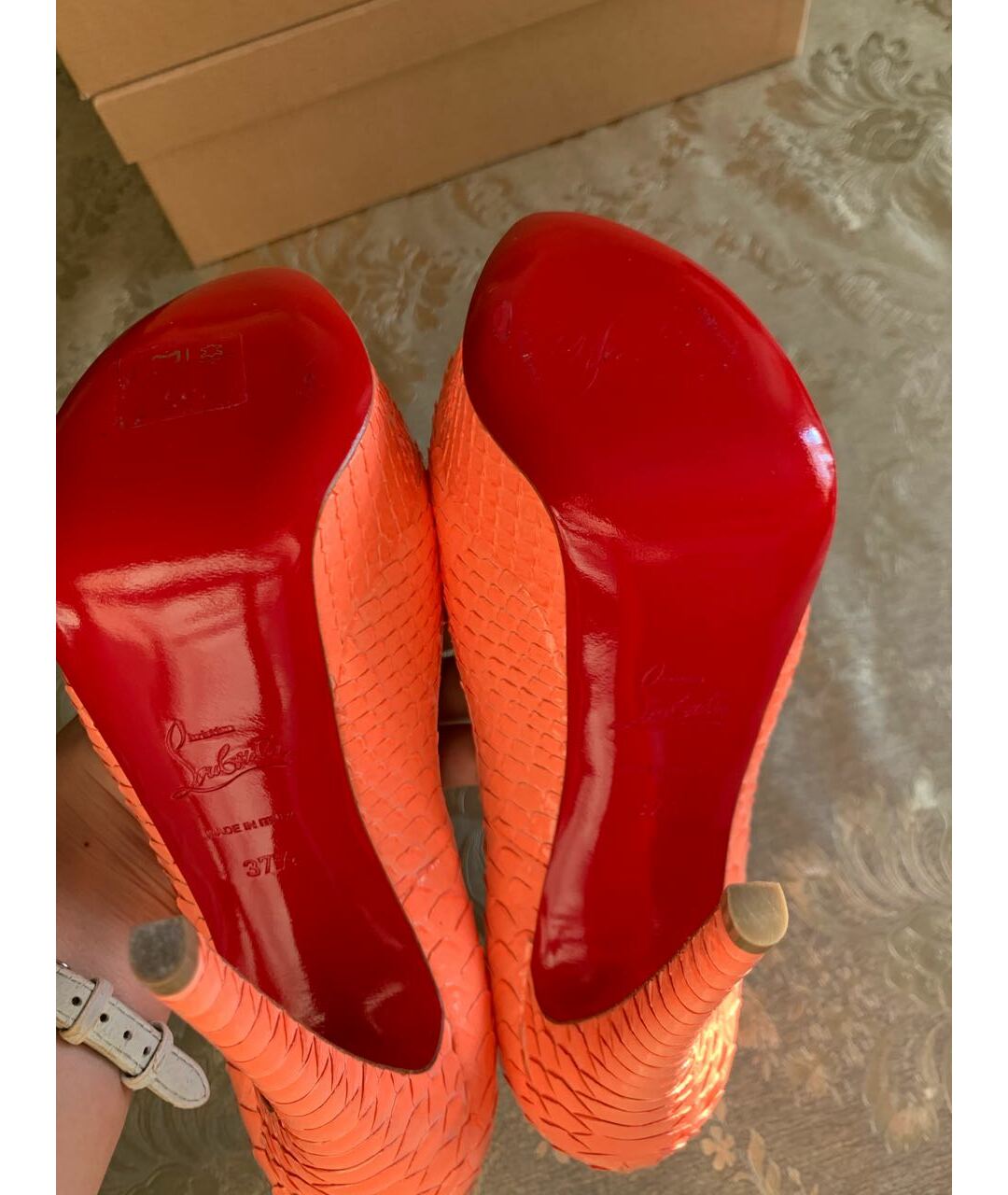 CHRISTIAN LOUBOUTIN Туфли из экзотической кожи, фото 8