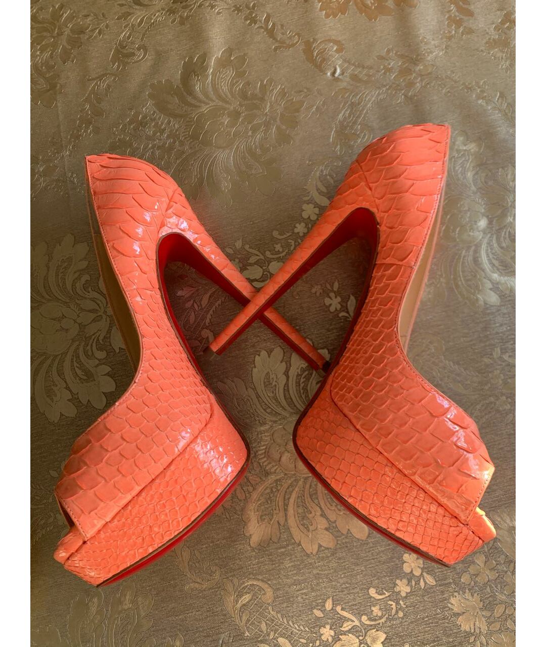 CHRISTIAN LOUBOUTIN Туфли из экзотической кожи, фото 4