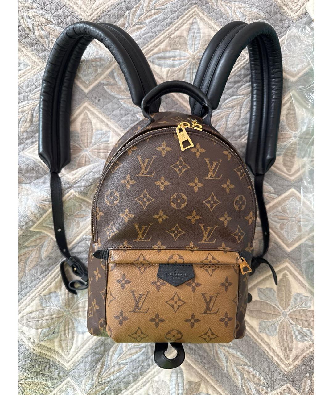 LOUIS VUITTON Коричневый рюкзак, фото 9