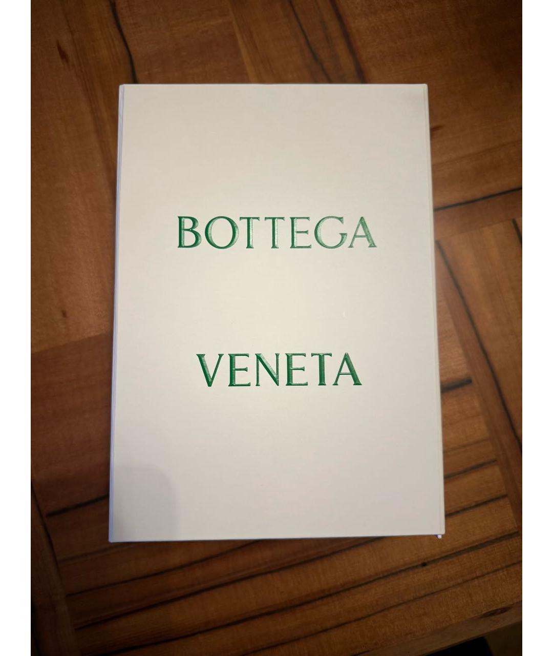 BOTTEGA VENETA Черный кожаный кошелек, фото 4