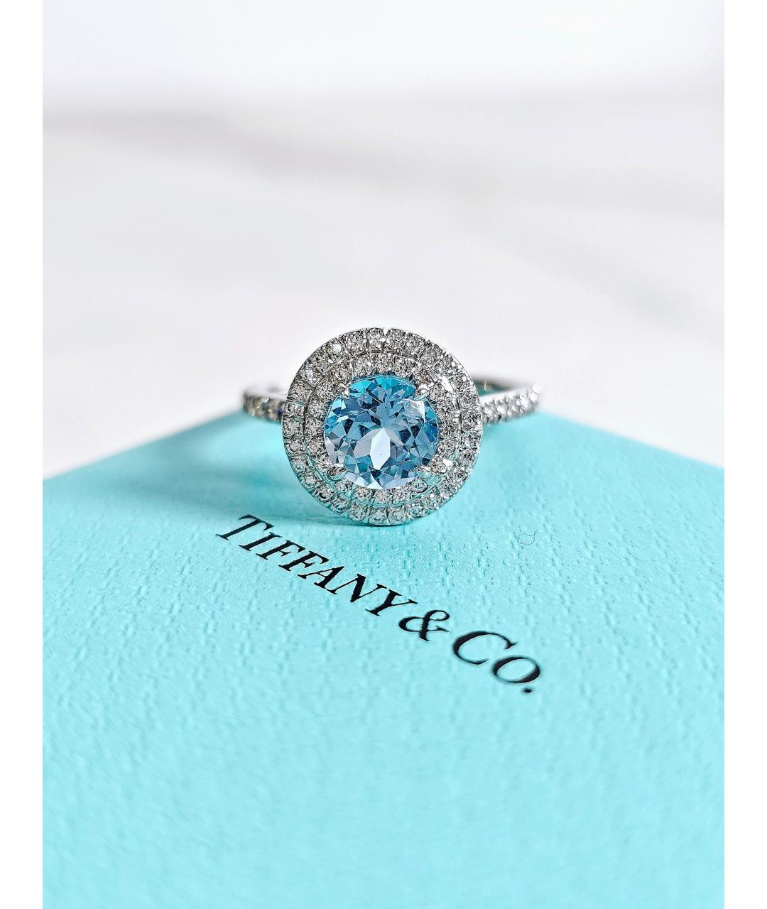 TIFFANY&CO Серебряное платиновое кольцо, фото 2