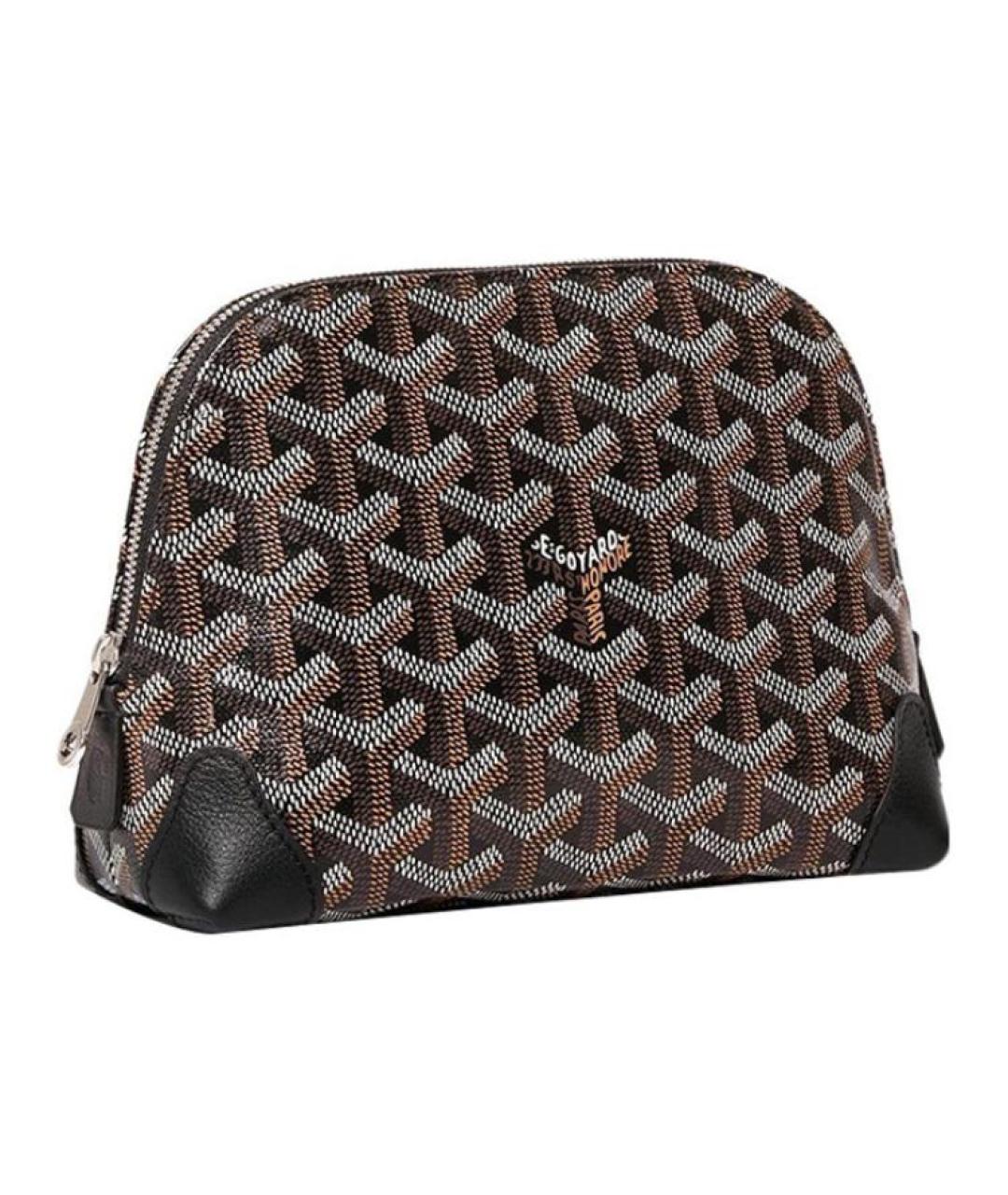 GOYARD Черная косметичка, фото 2