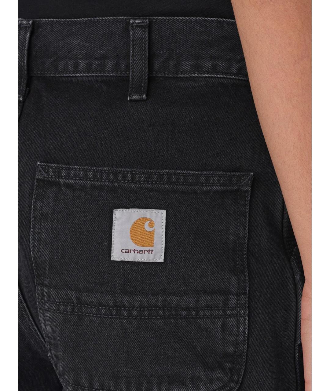 CARHARTT WIP Черные хлопковые шорты, фото 5