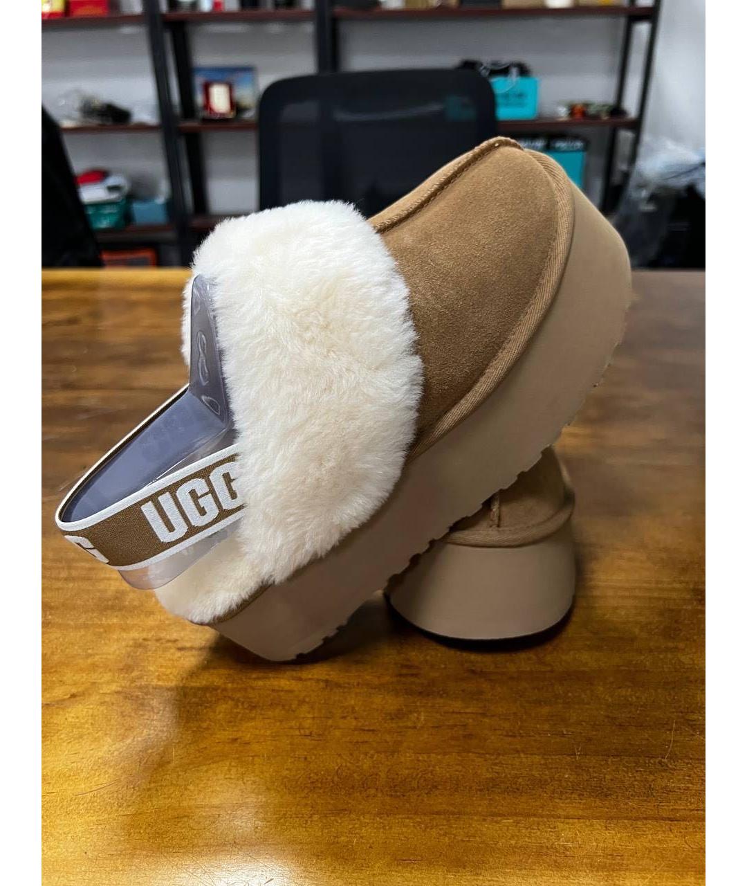 UGG AUSTRALIA Коричневые замшевые мюли, фото 5