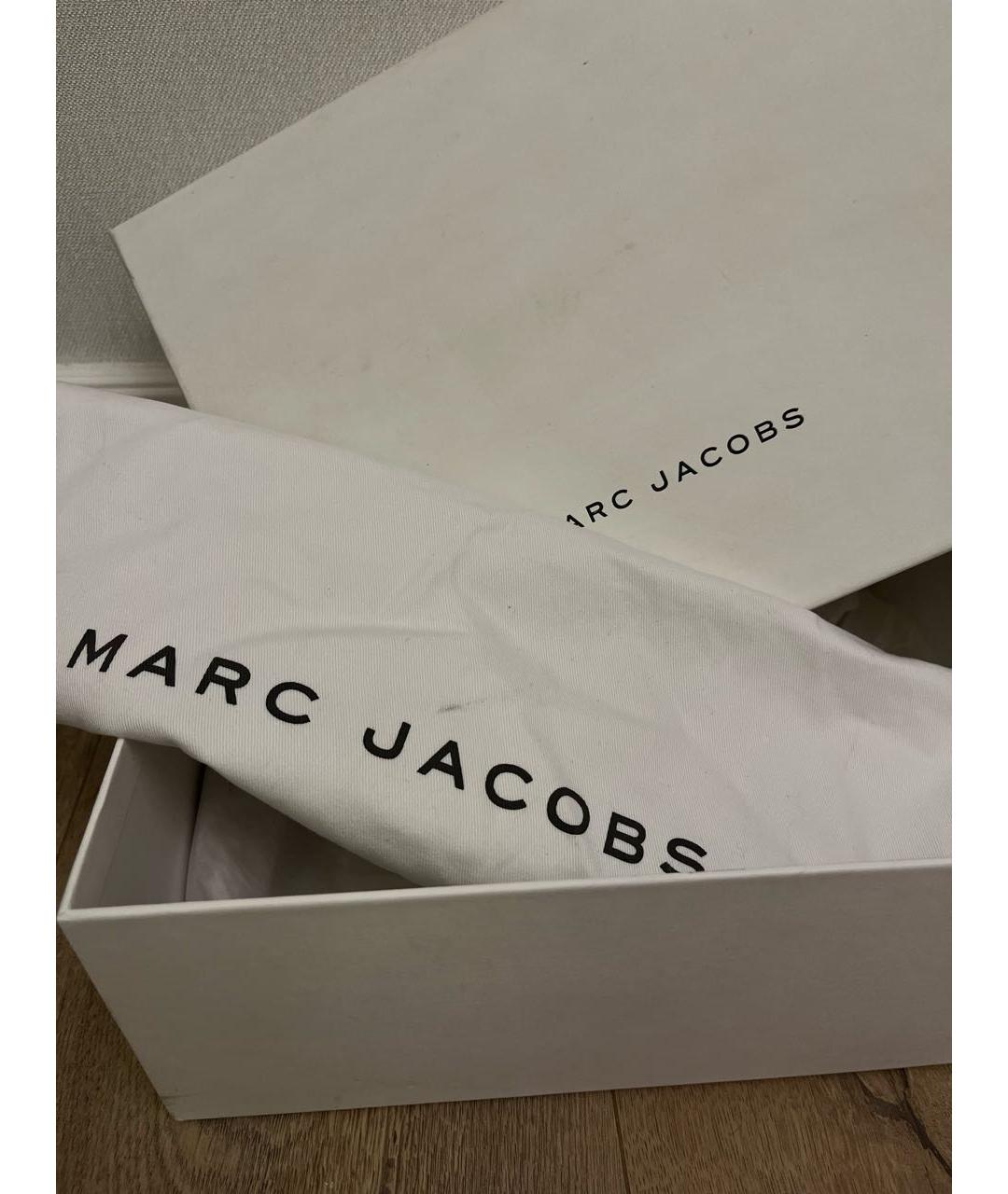 MARC JACOBS Черные замшевые босоножки, фото 6