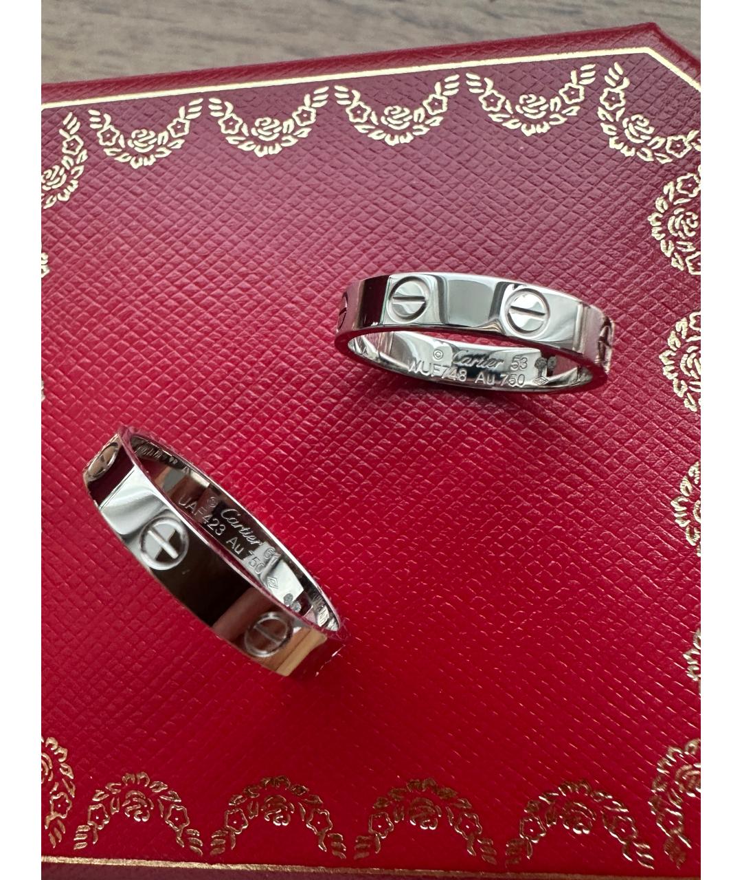 CARTIER Белое кольцо из белого золота, фото 8