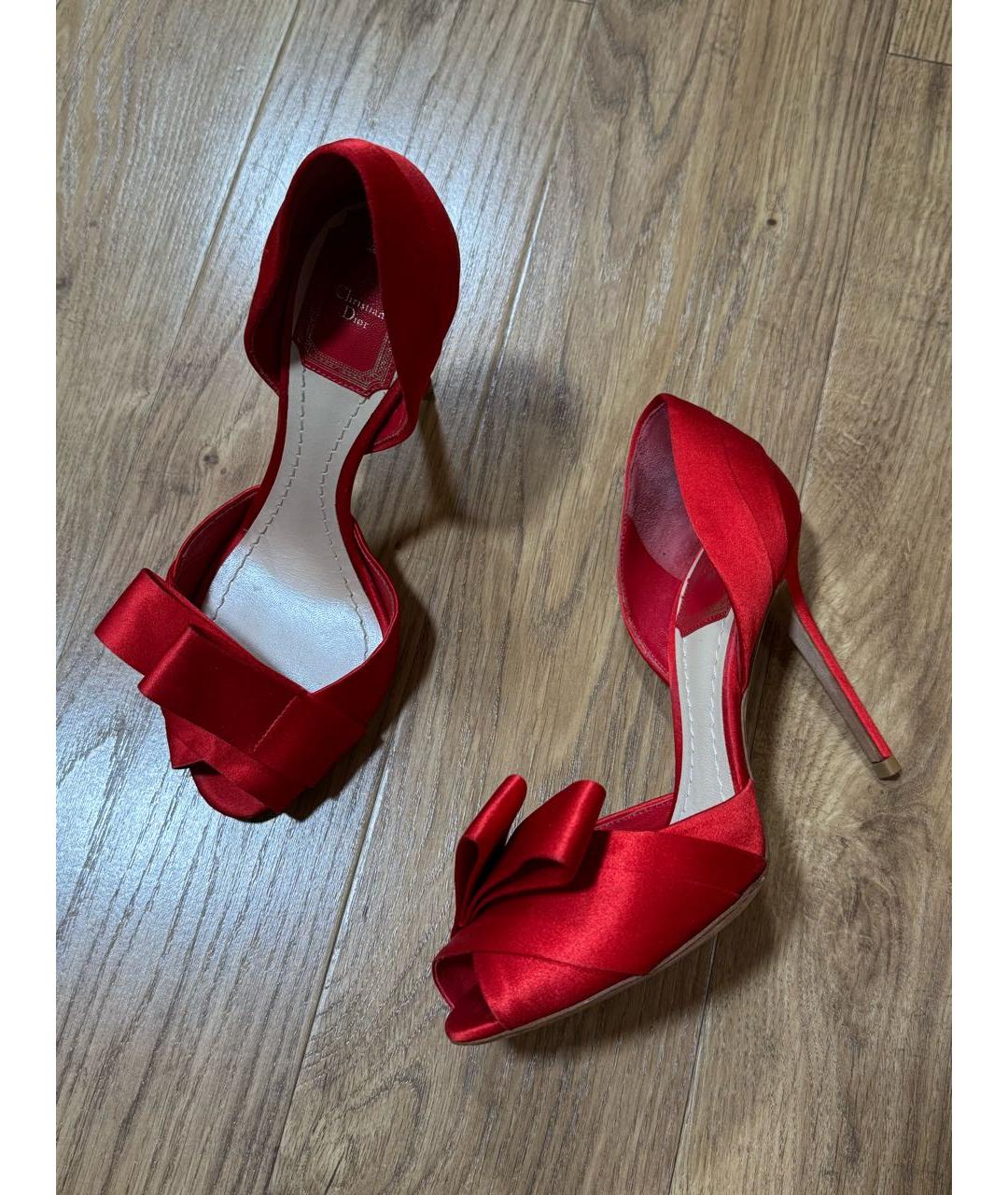 CHRISTIAN DIOR Красные туфли, фото 3