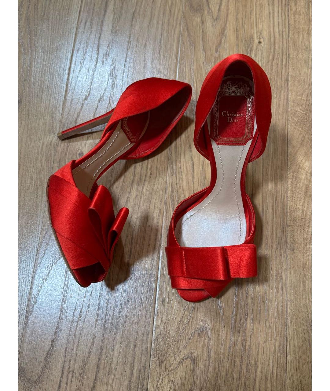 CHRISTIAN DIOR Красные туфли, фото 5