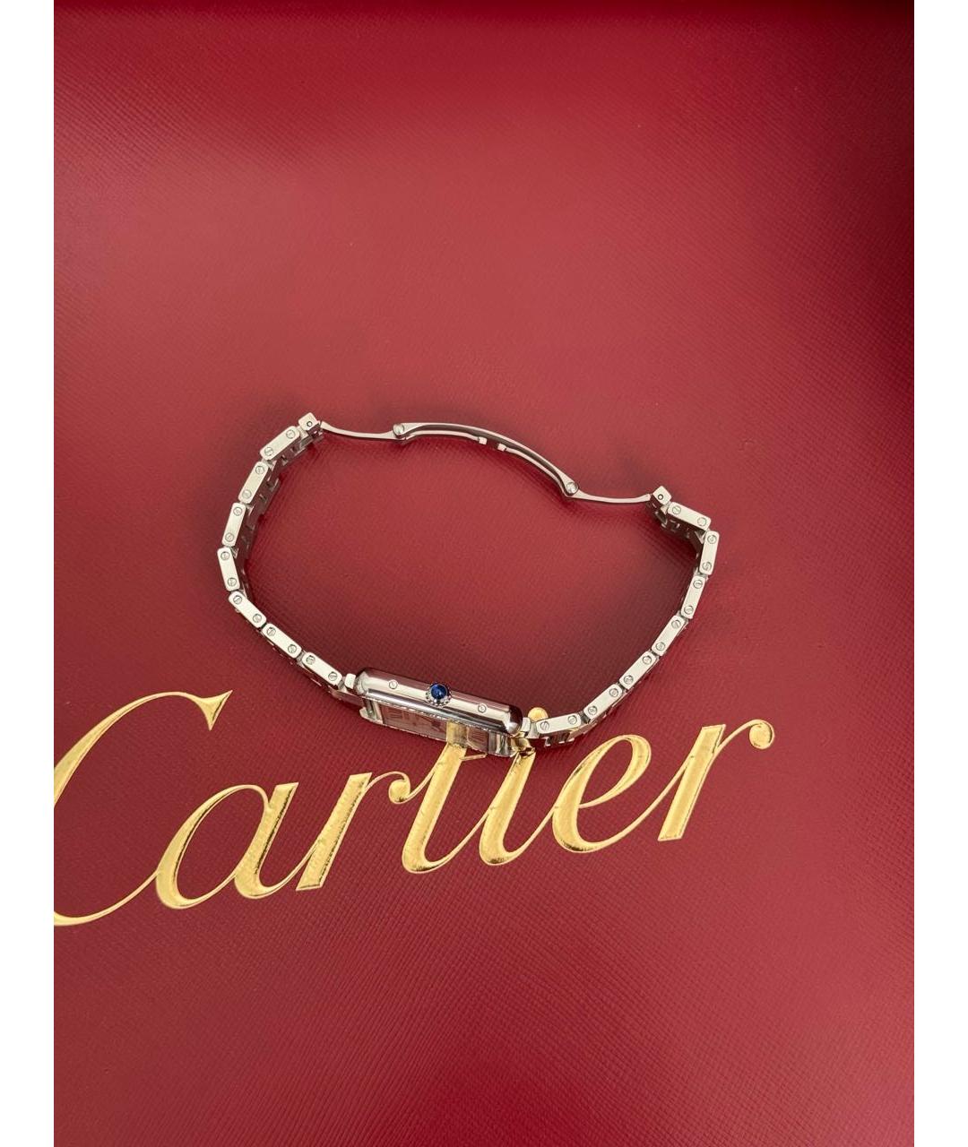 CARTIER Серебряные часы, фото 4