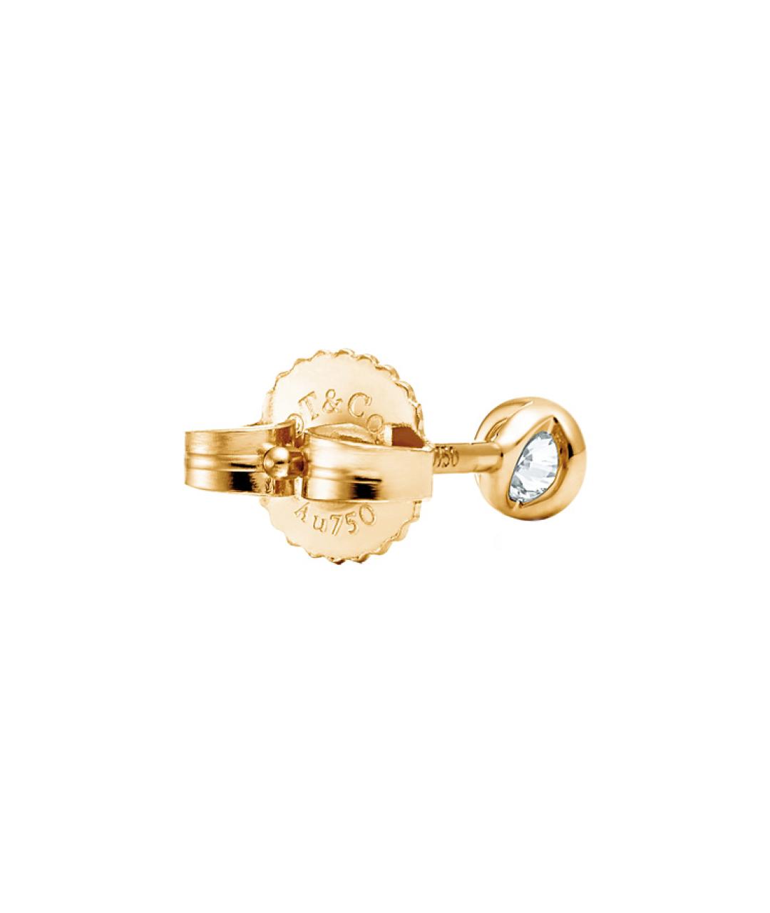 TIFFANY&CO Золотые серьги из желтого золота, фото 3