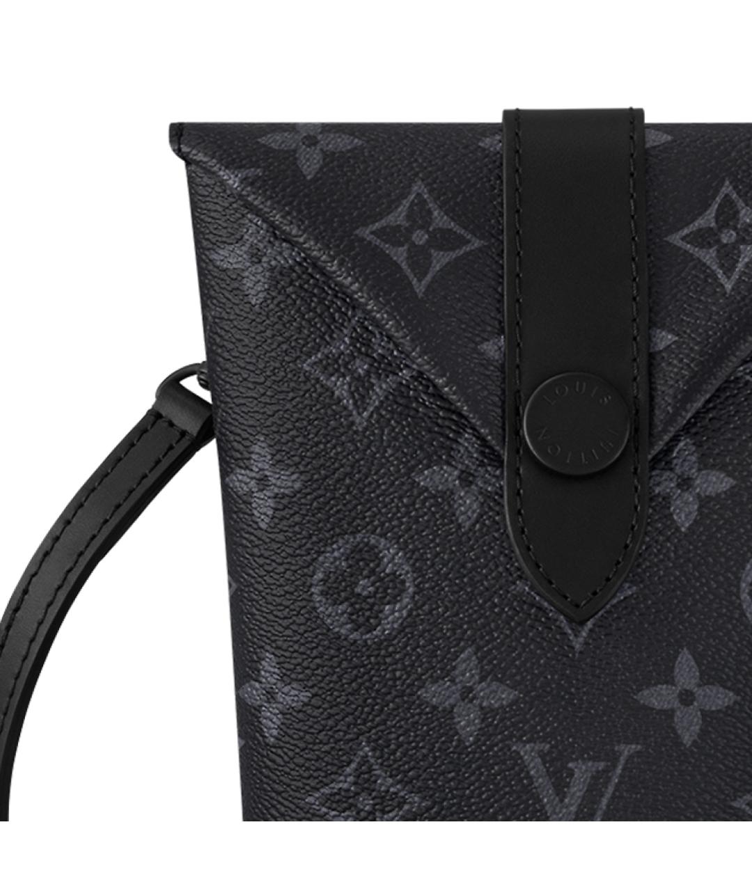 LOUIS VUITTON Черная сумка на плечо, фото 4