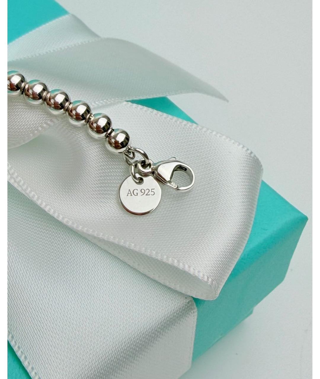 TIFFANY&CO Бирюзовый серебряный браслет, фото 7