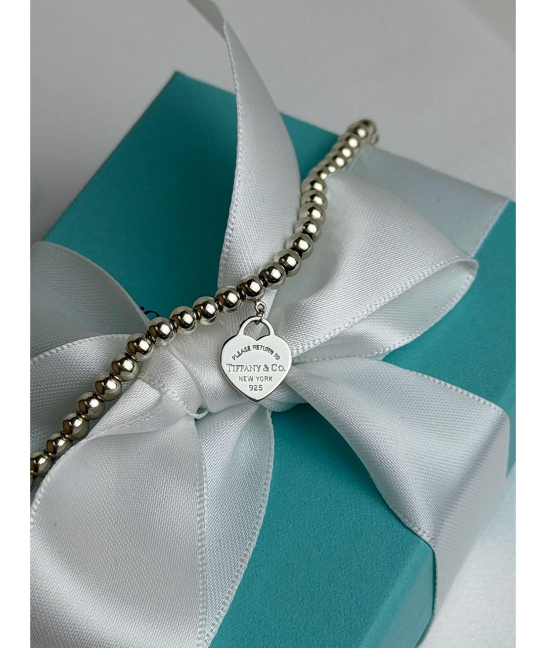TIFFANY&CO Бирюзовый серебряный браслет, фото 3