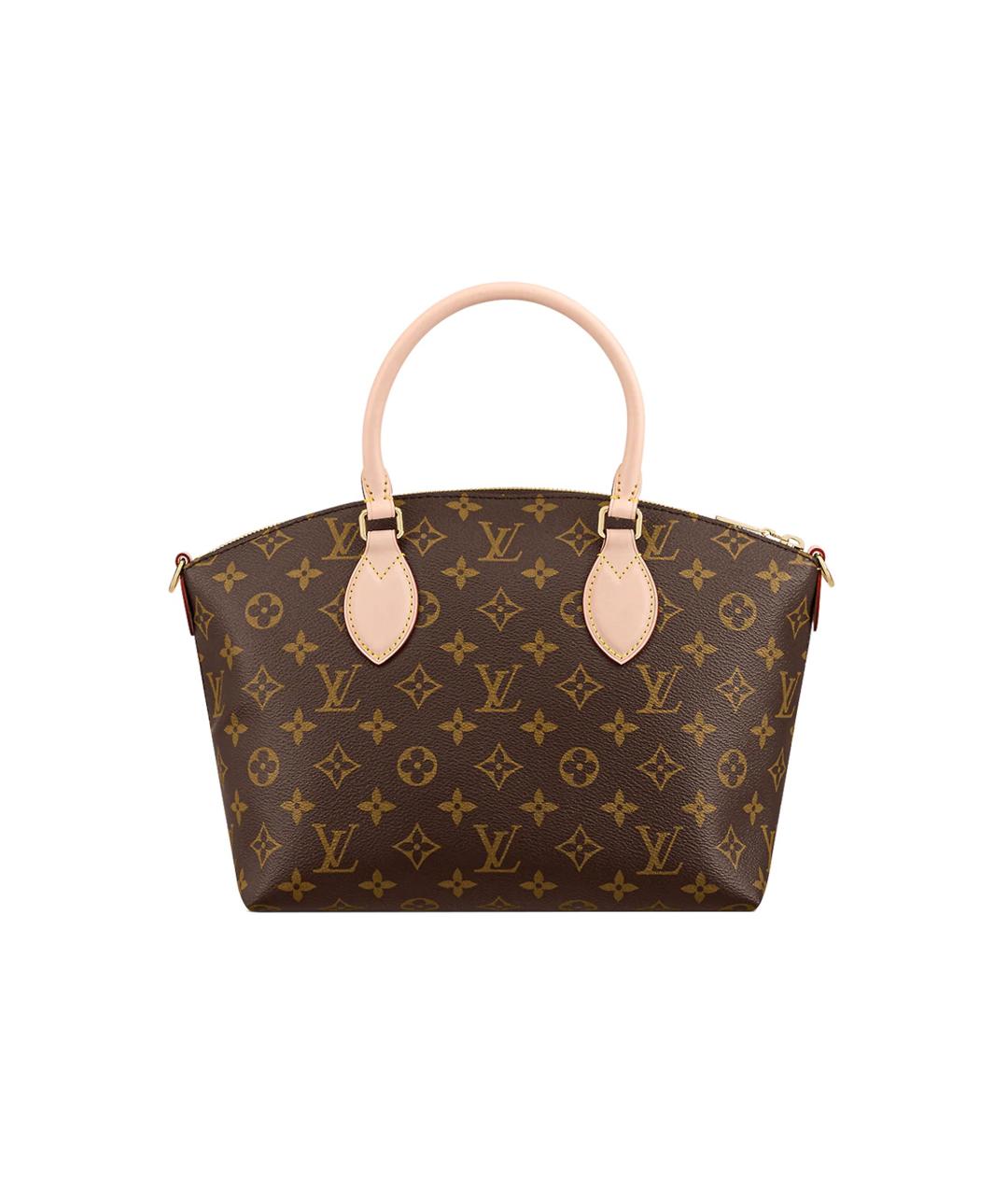 LOUIS VUITTON Коричневая кожаная сумка через плечо, фото 2