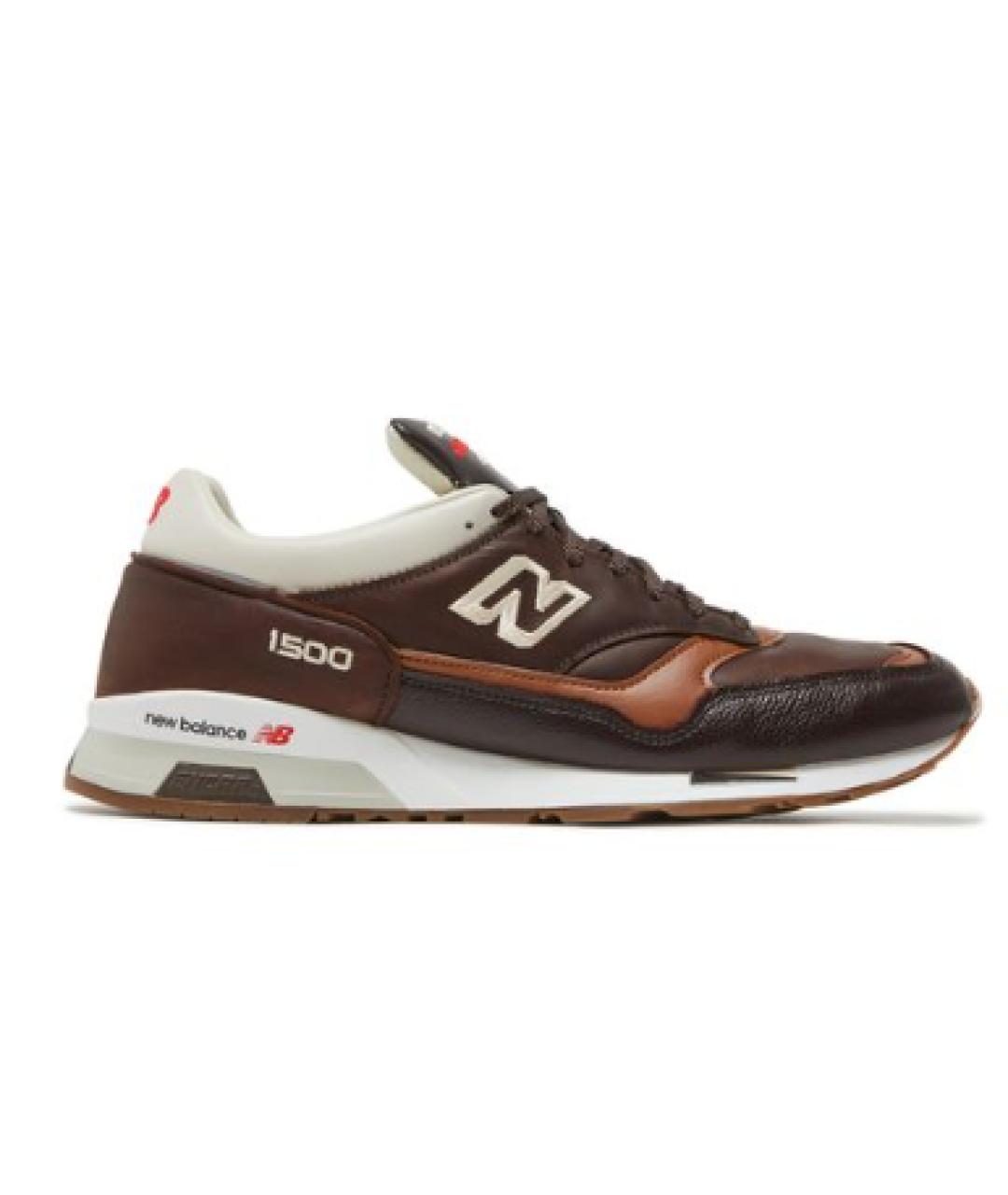 NEW BALANCE Коричневые низкие кроссовки / кеды, фото 1