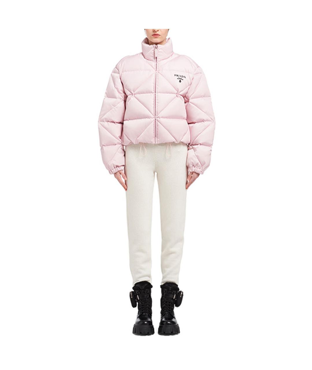 PRADA Розовый пуховик, фото 2