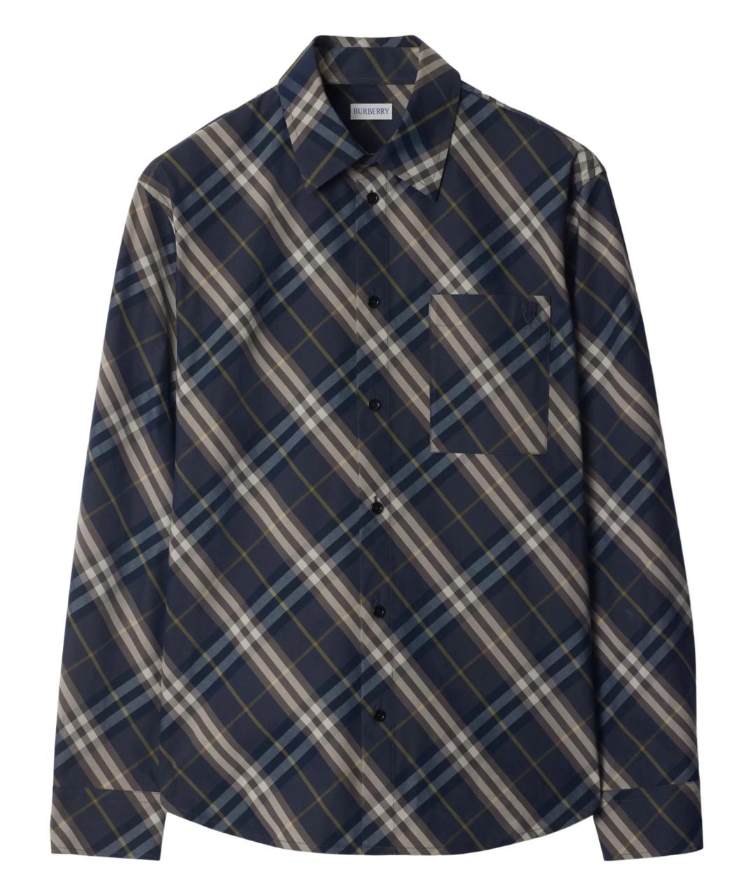 BURBERRY Мульти хлопковая кэжуал рубашка, фото 1