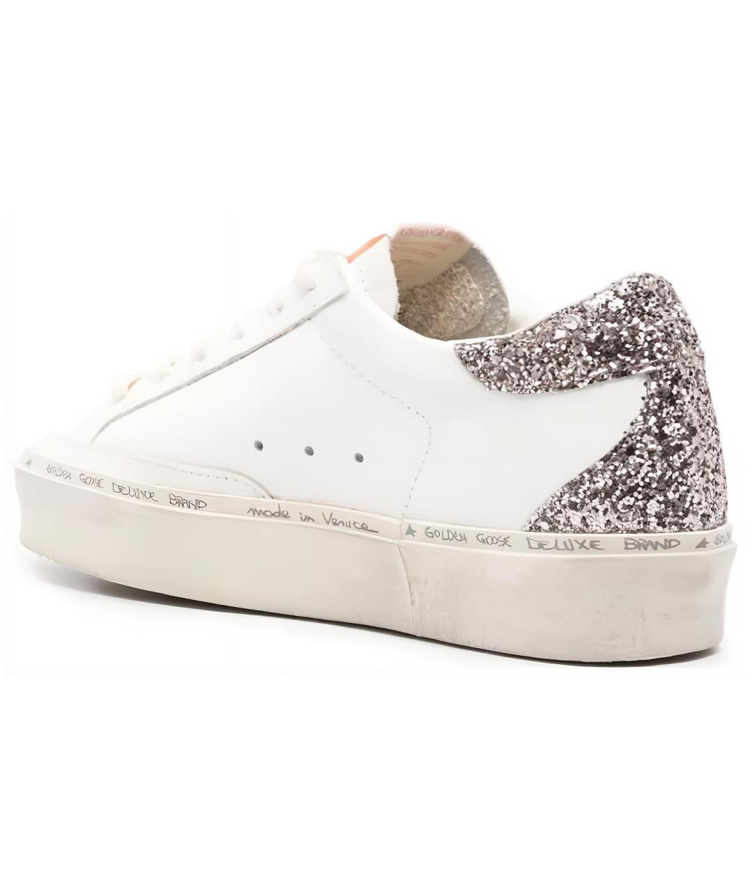 GOLDEN GOOSE DELUXE BRAND Белые кожаные кеды, фото 4