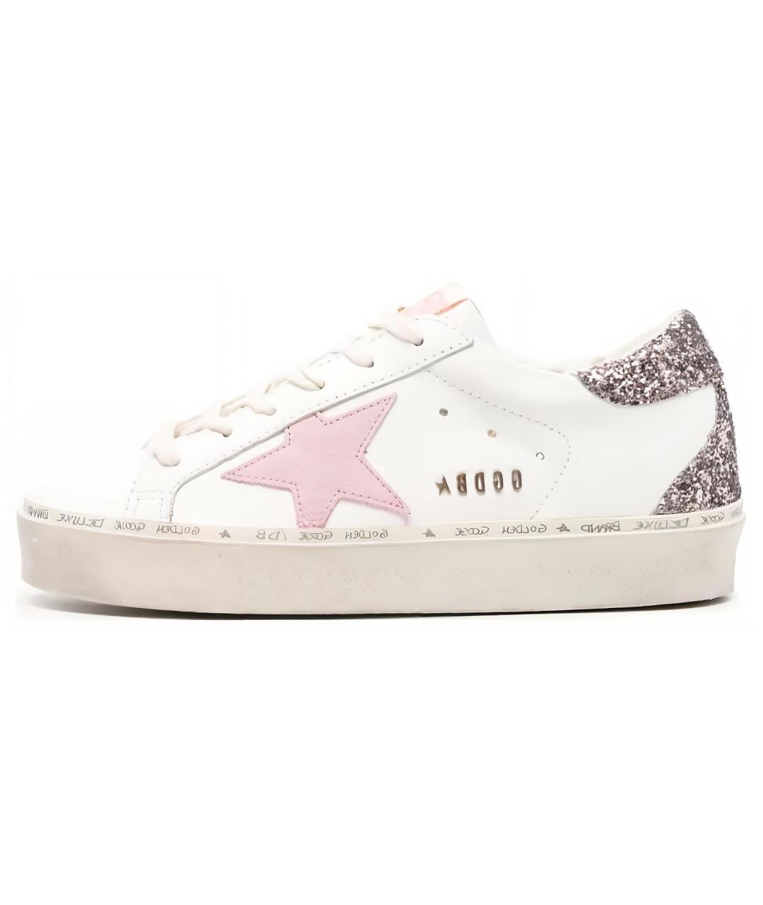 GOLDEN GOOSE DELUXE BRAND Белые кожаные кеды, фото 2