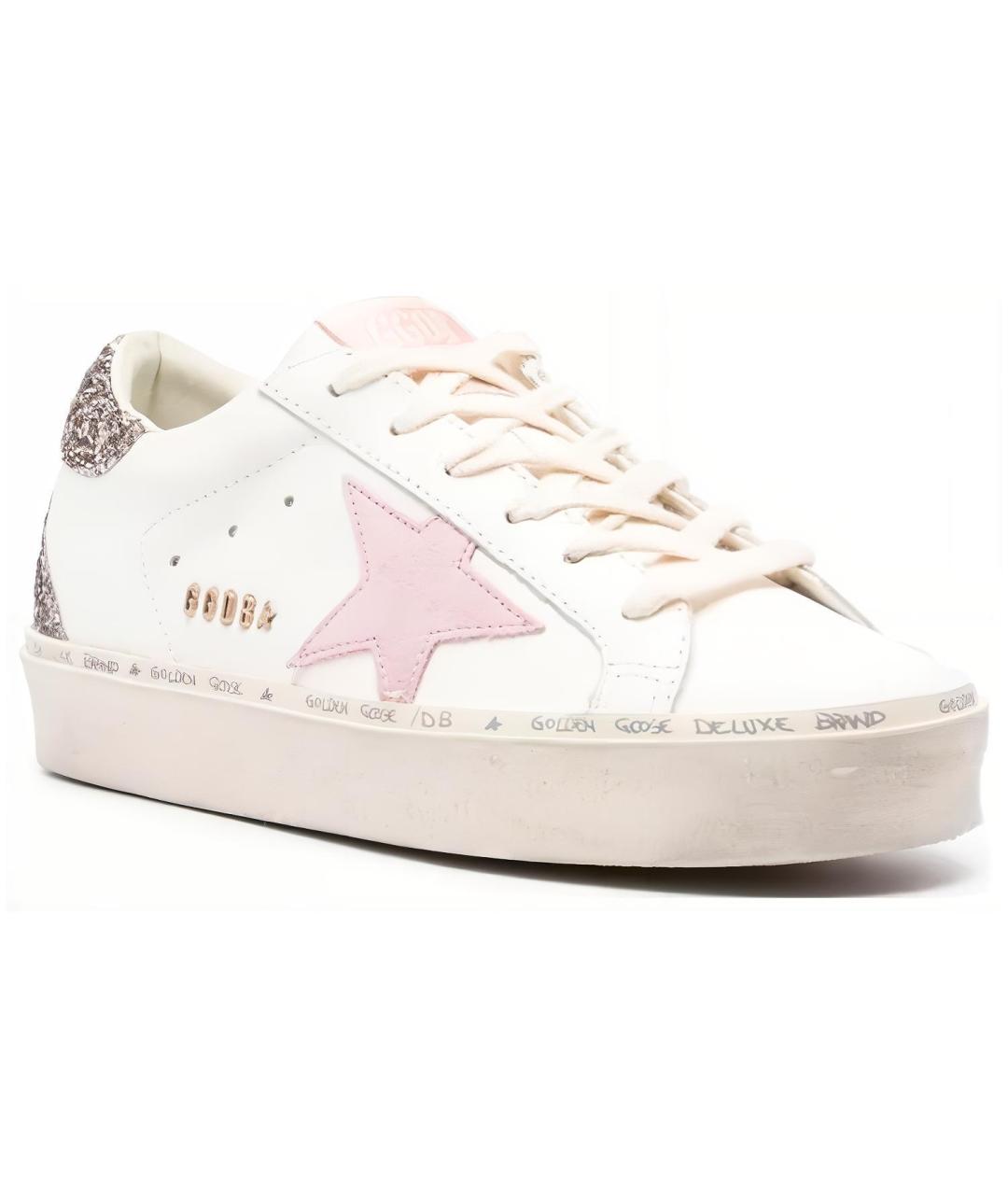 GOLDEN GOOSE DELUXE BRAND Белые кожаные кеды, фото 3