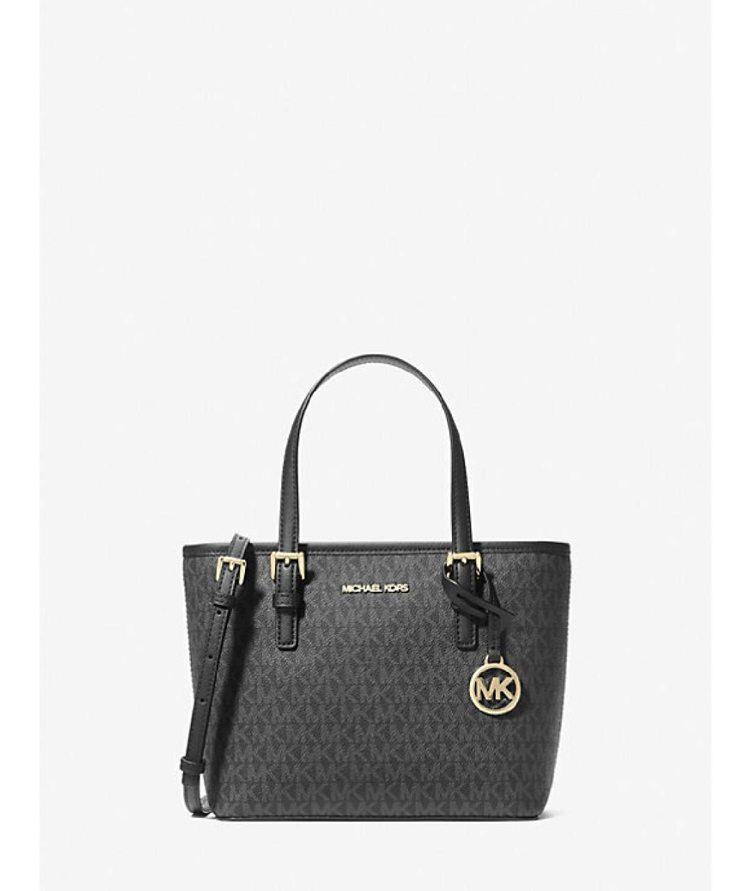 MICHAEL KORS Черная сумка тоут, фото 6