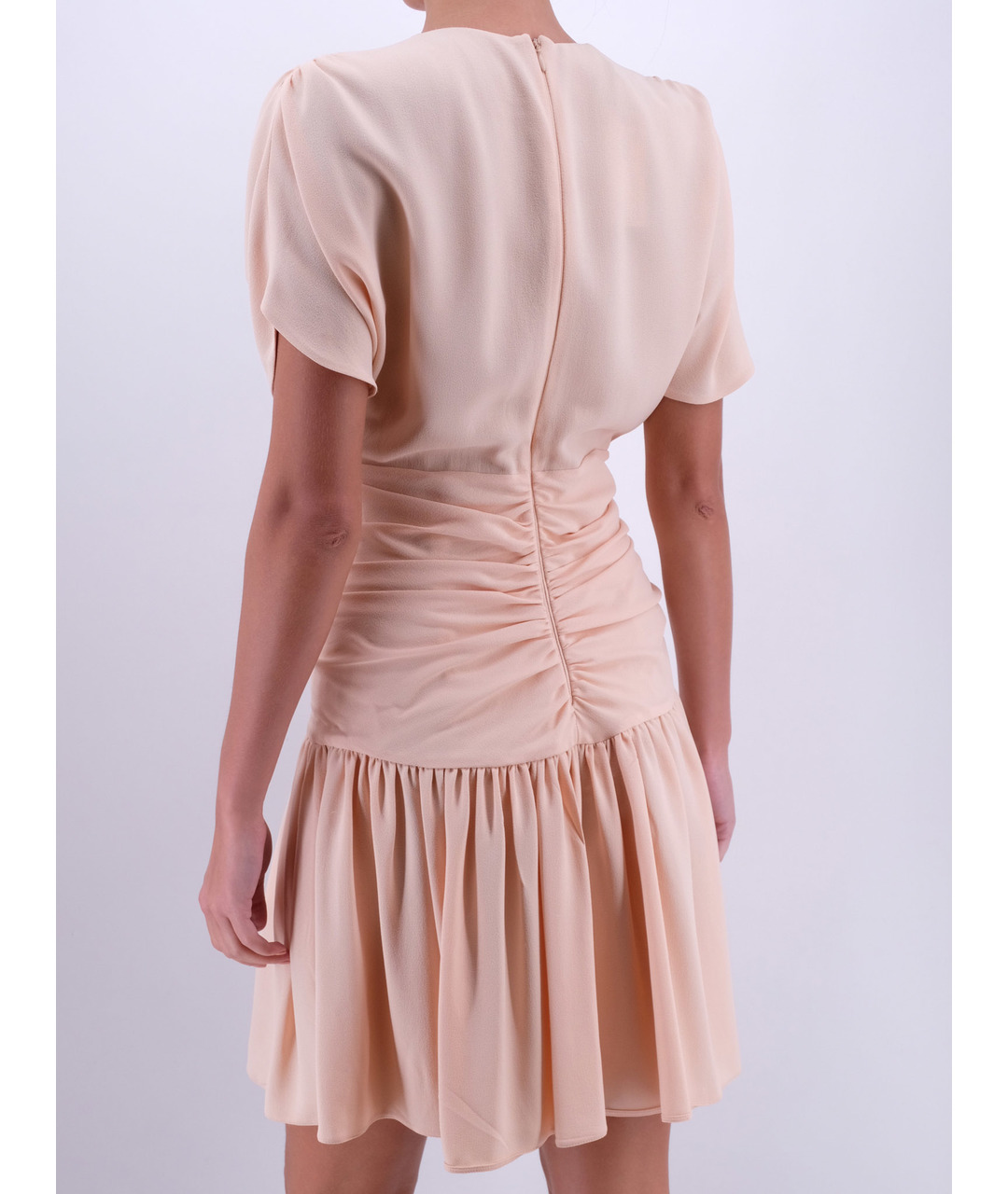 MIU MIU Розовое ацетатное повседневное платье, фото 3