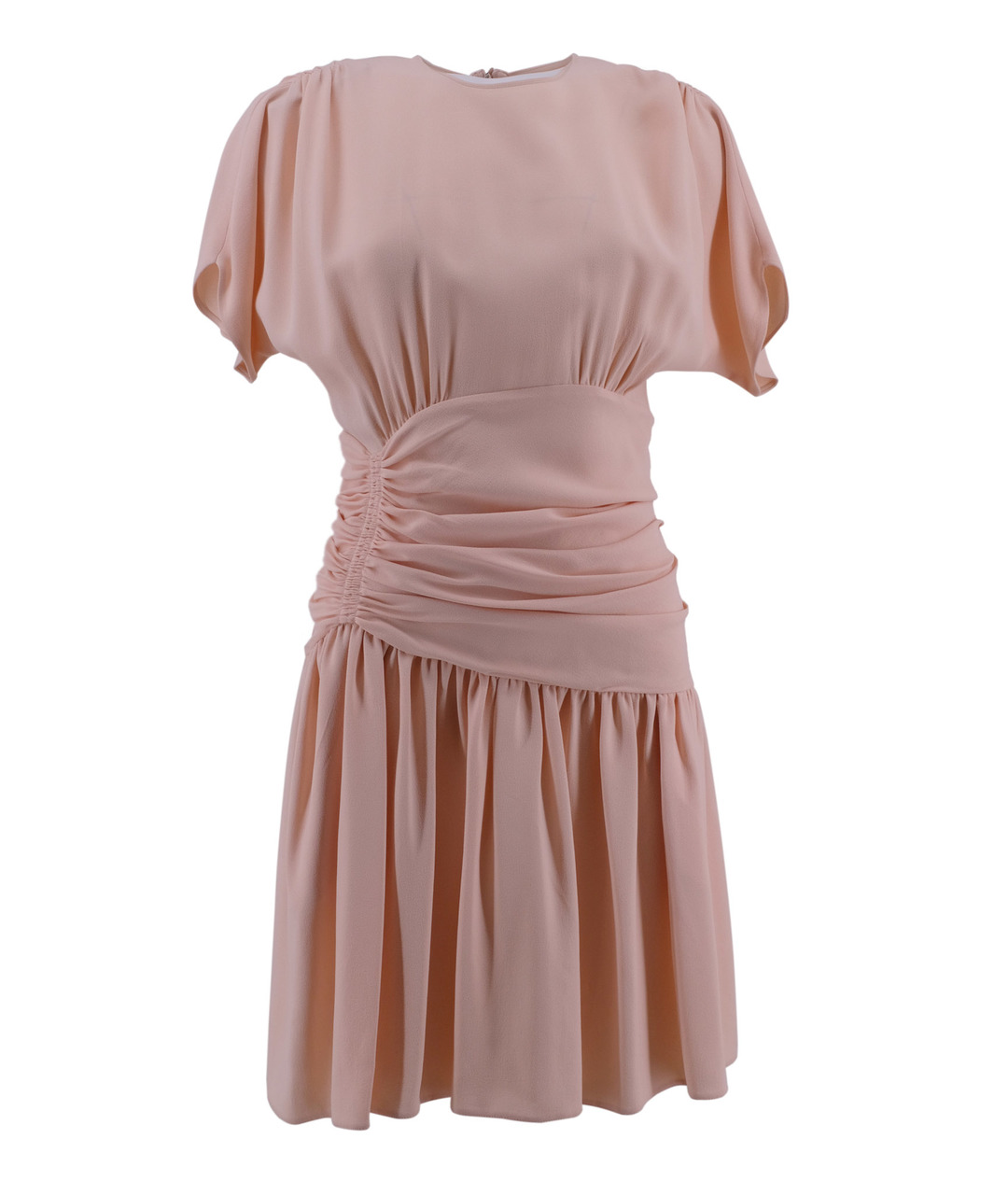 MIU MIU Розовое ацетатное повседневное платье, фото 1