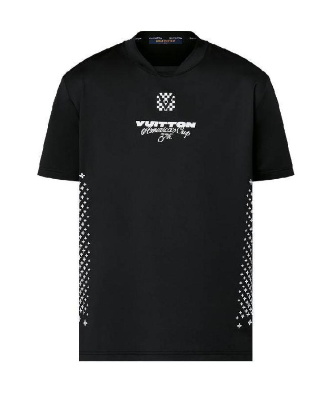 LOUIS VUITTON Черная футболка, фото 1