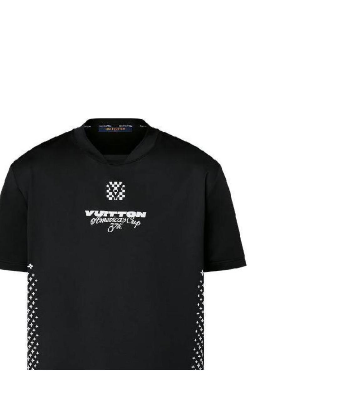 LOUIS VUITTON Черная футболка, фото 6