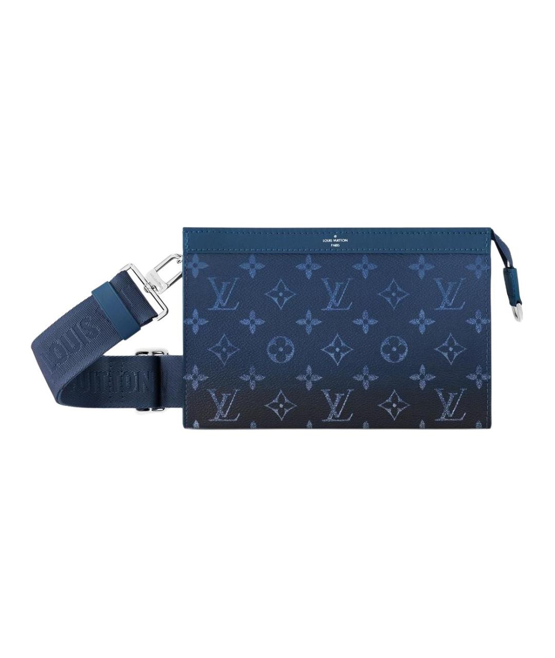 LOUIS VUITTON Темно-синяя сумка на плечо, фото 1