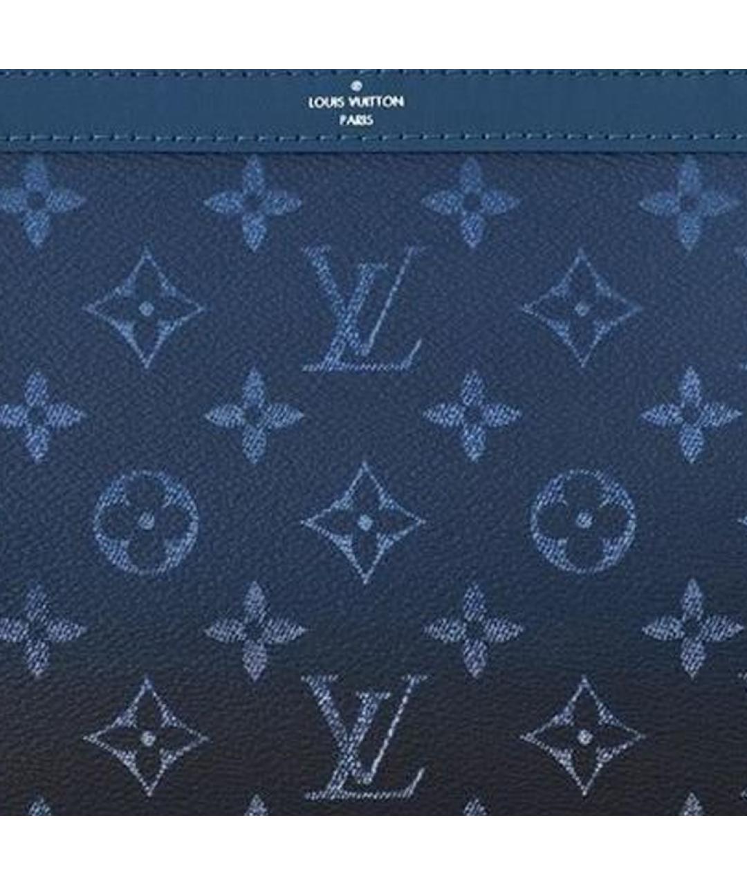 LOUIS VUITTON Темно-синяя сумка на плечо, фото 3