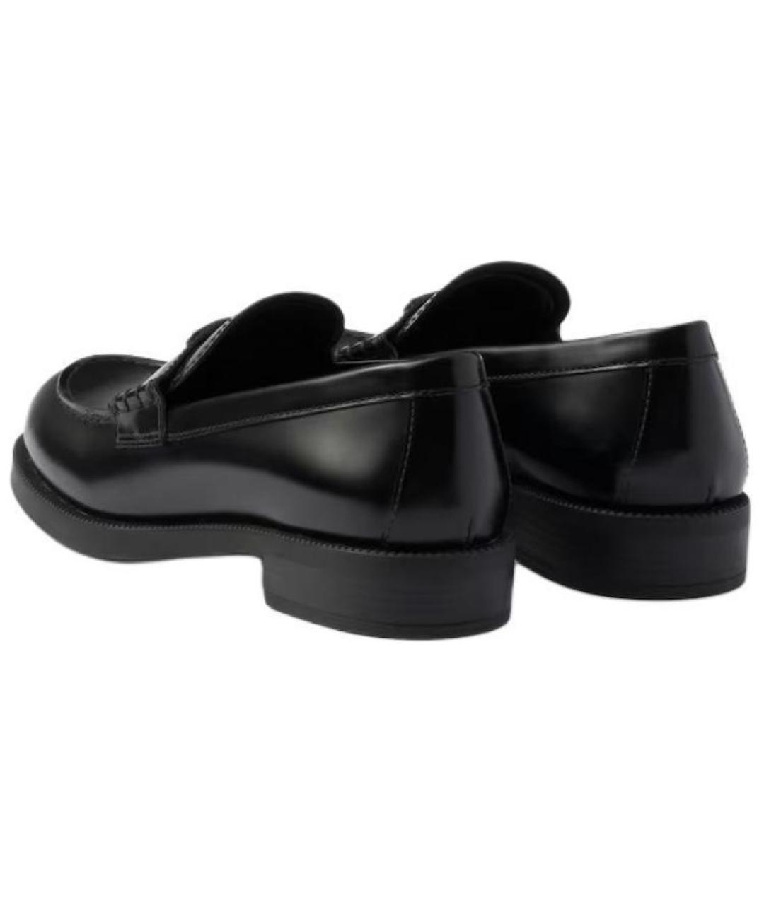 PRADA Черные кожаные лоферы, фото 6