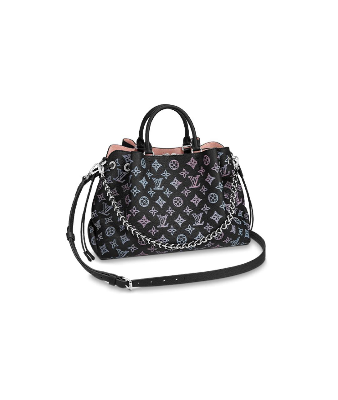 LOUIS VUITTON Черная кожаная сумка через плечо, фото 1