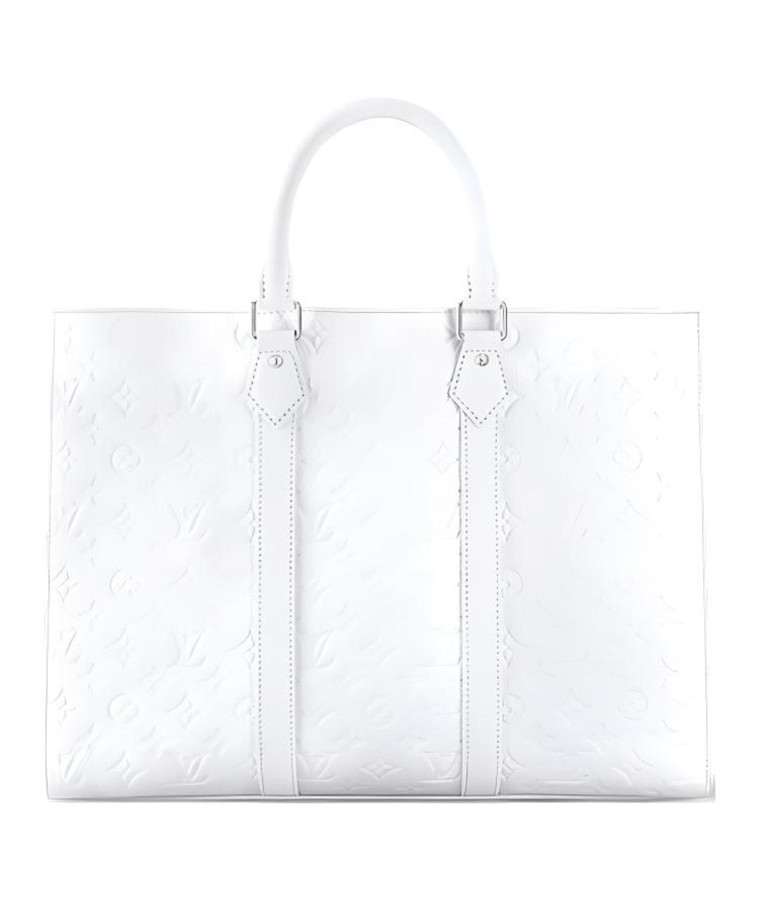 LOUIS VUITTON Белая кожаная сумка на плечо, фото 4