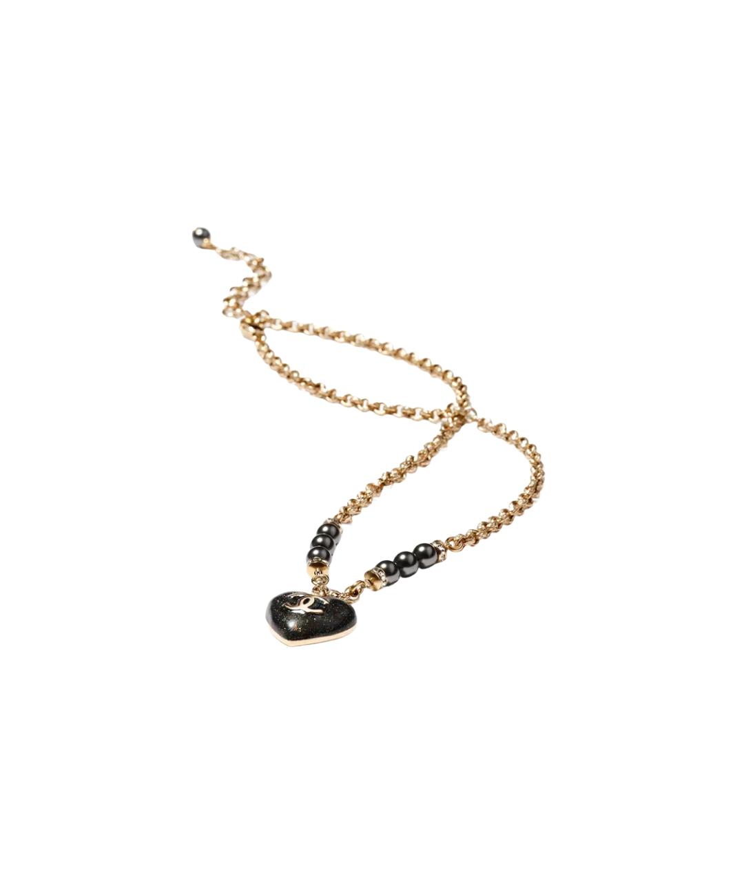 CHANEL Золотая металлическая подвеска, фото 2
