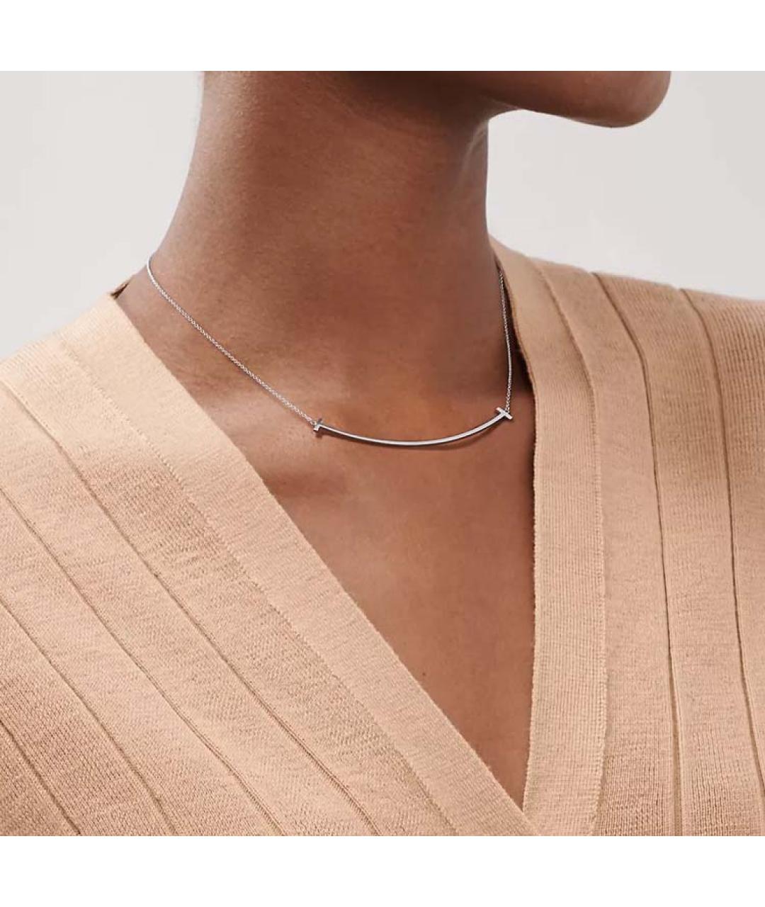 TIFFANY&CO Серебряная подвеска из белого золота, фото 2