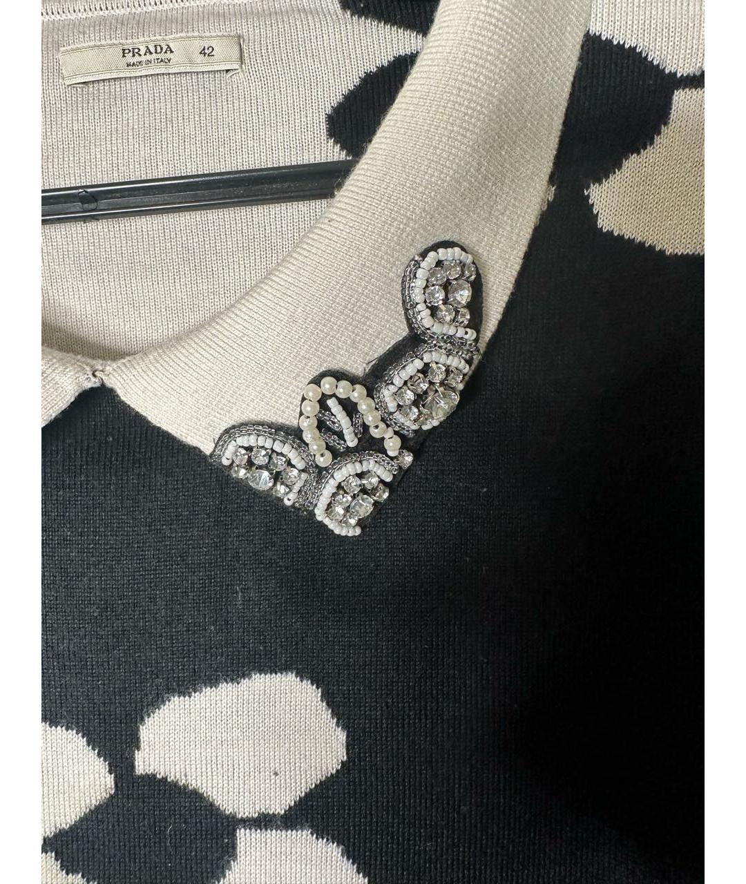 PRADA Черное кашемировое платье, фото 7