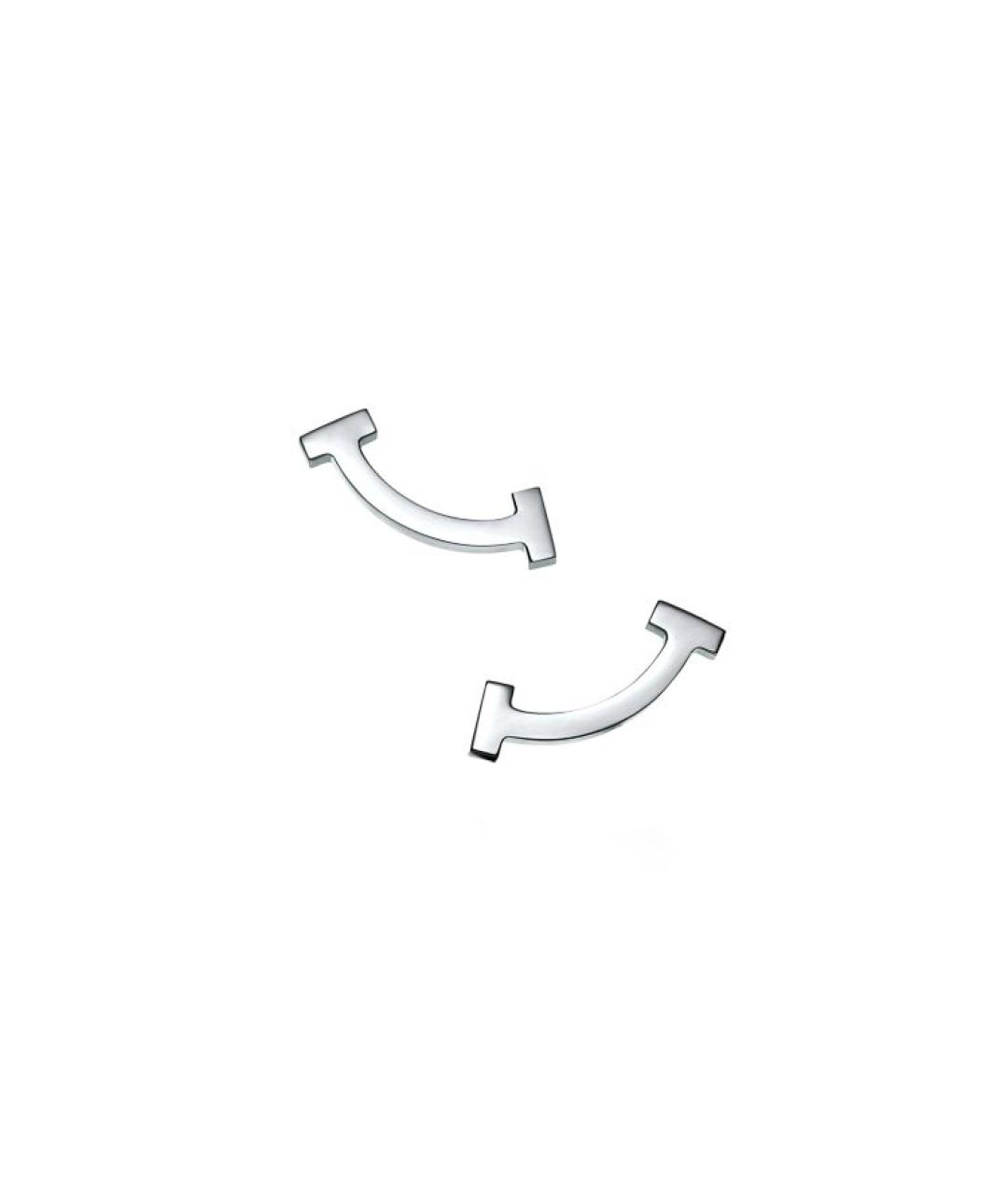 TIFFANY&CO Серебряные серьги из белого золота, фото 1