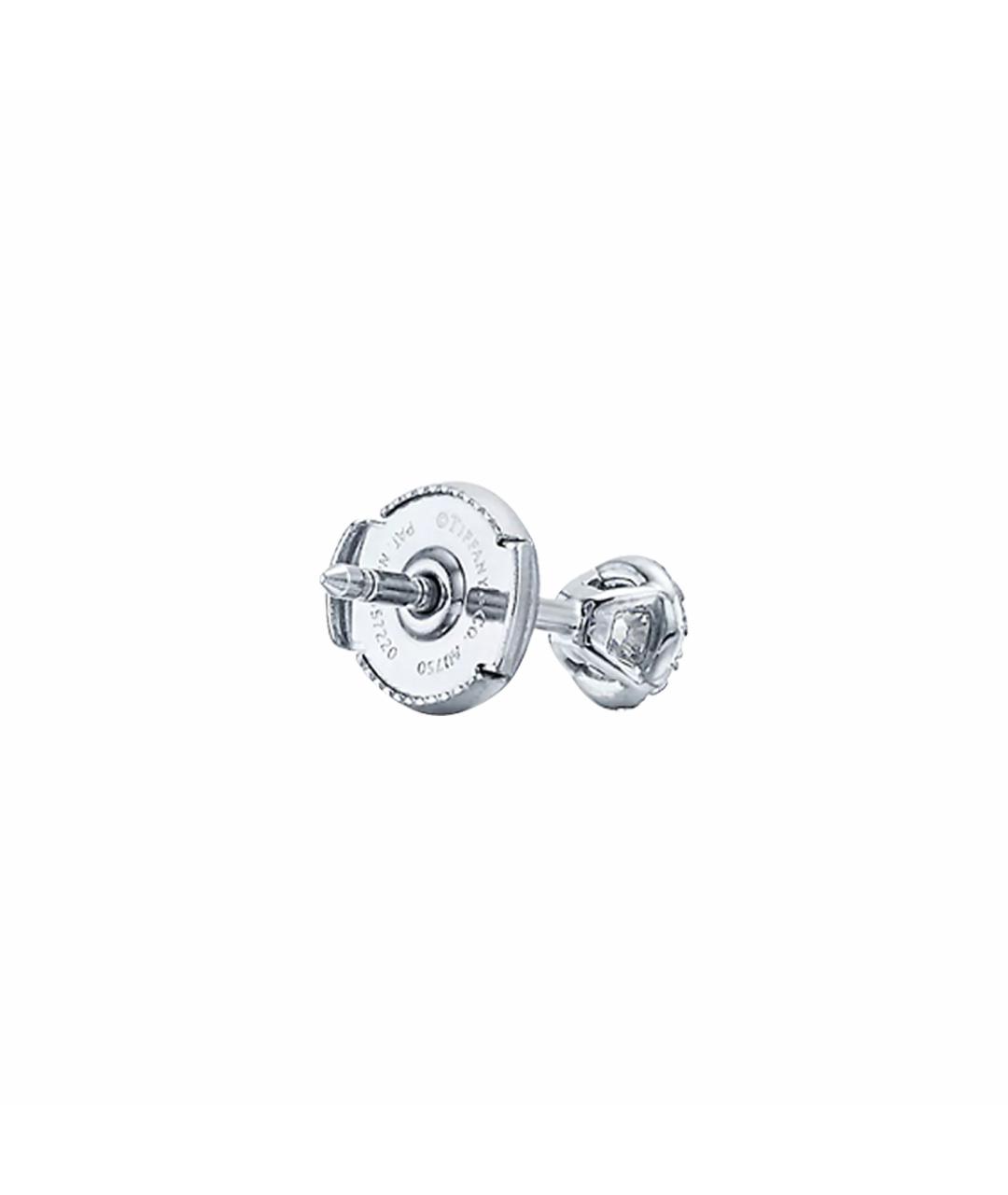 TIFFANY&CO Серебряные платиновые серьги, фото 1