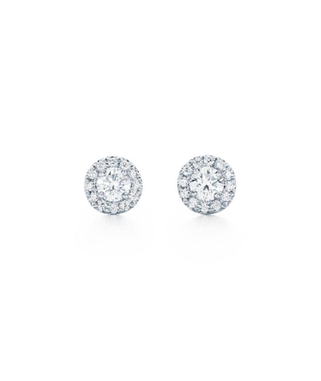 TIFFANY&CO Серебряные платиновые серьги, фото 3