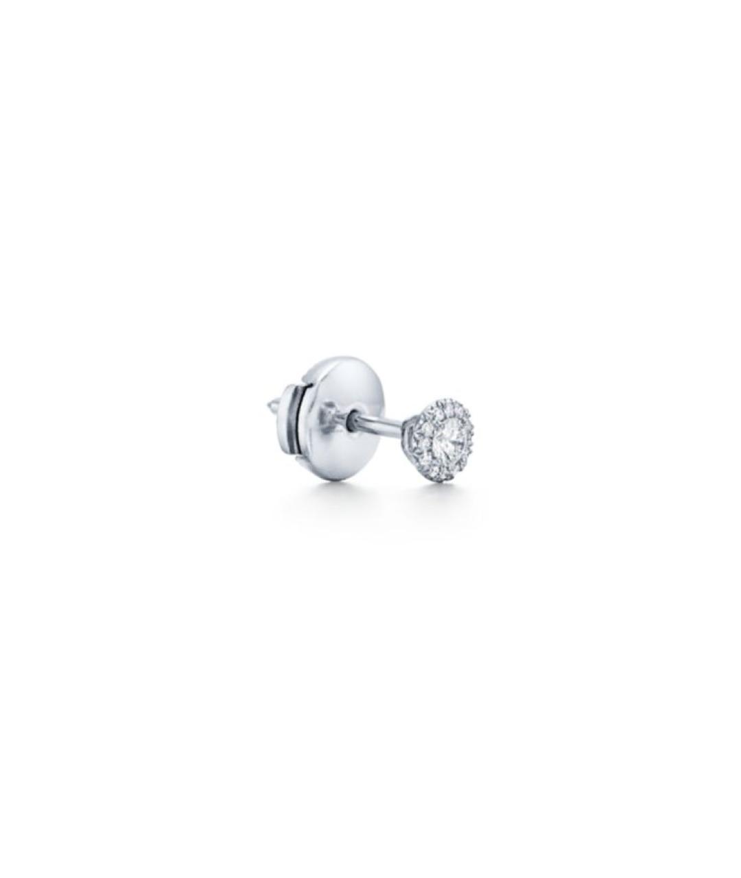 TIFFANY&CO Серебряные платиновые серьги, фото 2