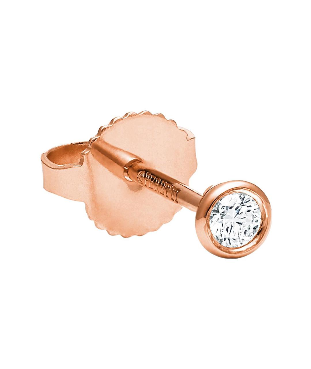 TIFFANY&CO Розовые серьги из розового золота, фото 2