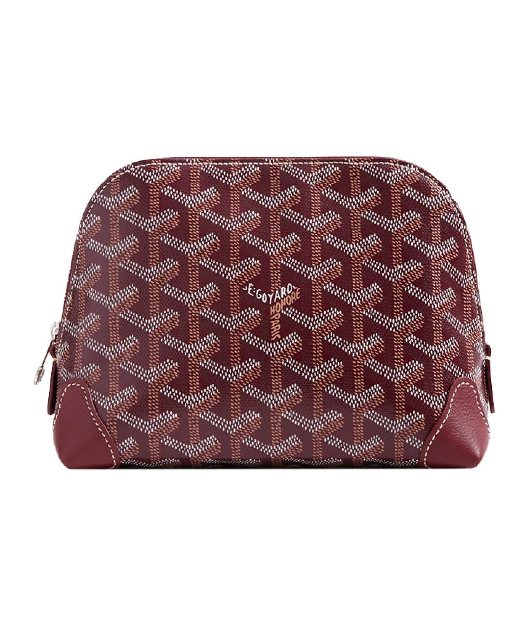 GOYARD Бордовая косметичка, фото 1