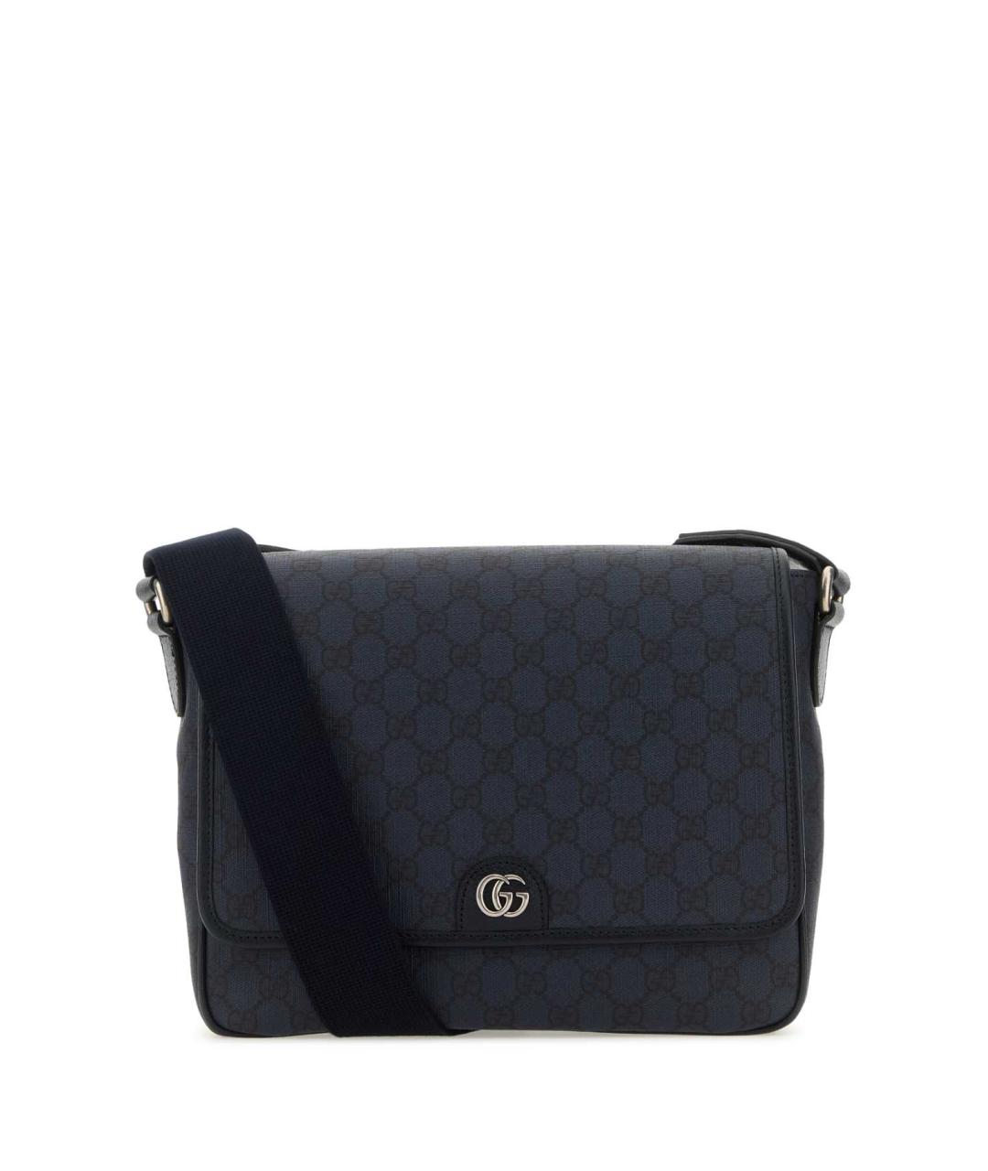 GUCCI Черная тканевая сумка на плечо, фото 1