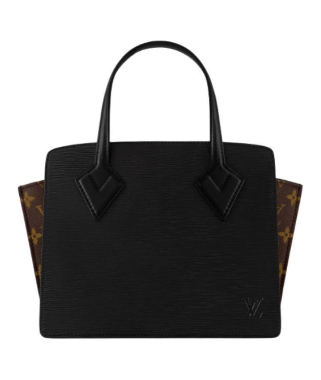 LOUIS VUITTON Черная кожаная сумка через плечо, фото 1